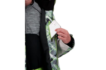 Image of Obermeyer Gage Jacket - Boys, Carbon Camo, Small, 41071-21184-S