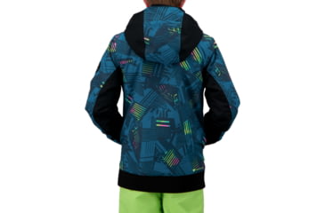 Image of Obermeyer Gage Jacket - Boys, Radio Waves, Large, 41071-21170-L