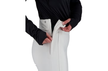 Image of Obermeyer Jinks ITB Softshell Pant - Women's, 12 US, Regular Inseam, White, 15060-16010-12