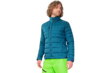 Image of Obermeyer Klaus Down Jacket - Men's, Large, Blue Agave, 24010-22163-L