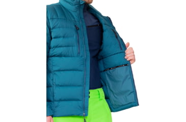Image of Obermeyer Klaus Down Jacket - Men's, Large, Blue Agave, 24010-22163-L