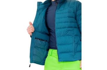 Image of Obermeyer Klaus Down Jacket - Men's, Large, Blue Agave, 24010-22163-L