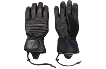 Image of Obermeyer Leather Glove - Mens, Black, M, 28051-16009-M