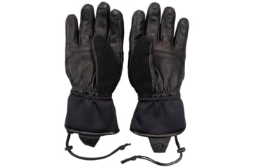 Image of Obermeyer Leather Glove - Mens, Black, M, 28051-16009-M