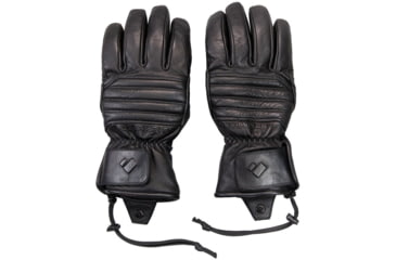 Image of Obermeyer Leather Glove - Mens, Black, M, 28051-16009-M