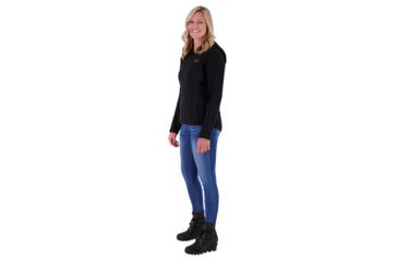 Image of Obermeyer Lila Fleece Pullover - Womens, Black, Extra Small, 17038-BLACK-XS