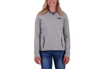 Image of Obermeyer Lila Fleece Pullover - Womens, Fog, Medium, 17038-FOG-M