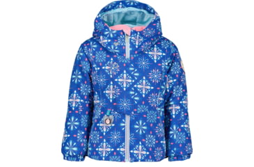 Image of Obermeyer Livia Jacket - Girls, 2, Blue Snowflakes, 51081-22158-2