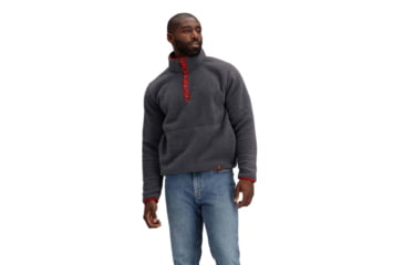 Image of Obermeyer M Boulder Fleece - Mens, Basalt, Large, Regular, 27071-23004-L