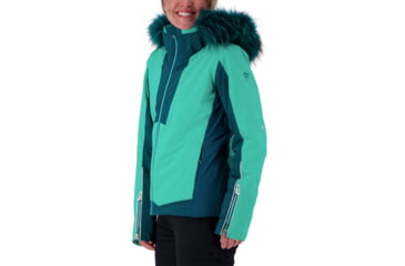 Image of Obermeyer Malaki Jacket w/Faux Fur - Womens, LetS Galapago, 10, 11123-LETS GALAPAGO-10