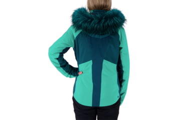 Image of Obermeyer Malaki Jacket w/Faux Fur - Womens, LetS Galapago, 10, 11123-LETS GALAPAGO-10
