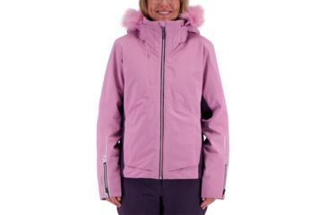 Image of Obermeyer Malaki Jacket w/Faux Fur - Womens, Sheer Bliss, 6, 11123-SHEER BLISS-6