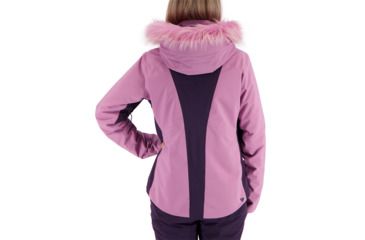 Image of Obermeyer Malaki Jacket w/Faux Fur - Womens, Sheer Bliss, 6, 11123-SHEER BLISS-6