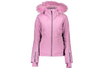Image of Obermeyer Malaki Jacket w/Faux Fur - Womens, Sheer Bliss, 6, 11123-SHEER BLISS-6