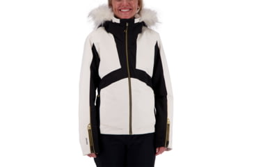 Image of Obermeyer Malaki Jacket w/Faux Fur - Womens, Sheer Bliss, 8, 11123-SHEER BLISS-8