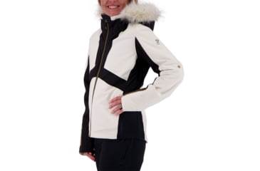 Image of Obermeyer Malaki Jacket w/Faux Fur - Womens, Sheer Bliss, 8, 11123-SHEER BLISS-8