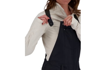 Image of Obermeyer Malta Bib Overalls - Women's, 12 US, Regular Inseam, Black, 15032-16009-12