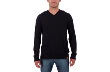 Image of Obermeyer Mason V-Neck Sweater - Mens, Black, Large, 26023-BLACK-L