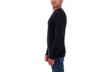Image of Obermeyer Mason V-Neck Sweater - Mens, Black, Large, 26023-BLACK-L