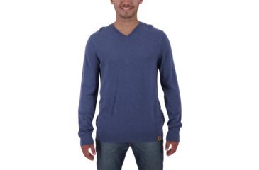 Image of Obermeyer Mason V-Neck Sweater - Mens, Slate The Facts, Extra Large, 26023-SLATE THE FACTS-XL