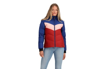 Image of Obermeyer Peyton Down Jacket - Womens, Cherry Wood, Extra Small, Regular, 11201-23046-XS