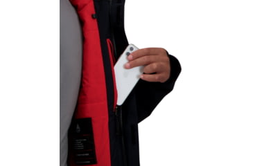 Image of Obermeyer Primo Jacket - Men's, Medium, Regular, Black, 21109-16009-M