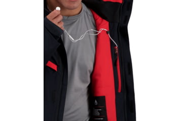 Image of Obermeyer Primo Jacket - Men's, Medium, Regular, Black, 21109-16009-M