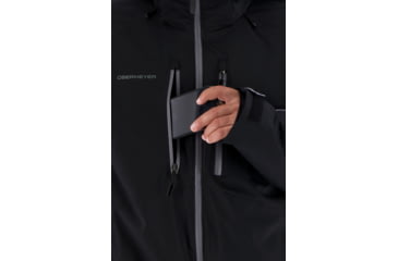 Image of Obermeyer Raze Jacket - Mens, Black, Large, 21020-16009-L