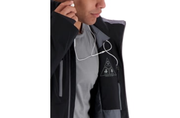 Image of Obermeyer Raze Jacket - Mens, Black, Large, 21020-16009-L