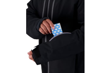 Image of Obermeyer Raze Jacket - Men's, 2XL, Regular, Black, 21113-16009-2XL