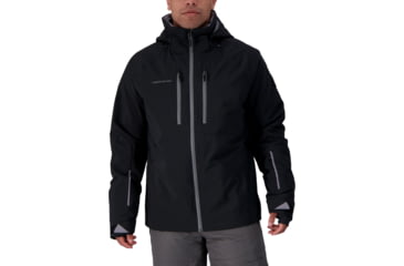 Image of Obermeyer Raze Jacket - Men's, 2XL, Regular, Black, 21113-16009-2XL