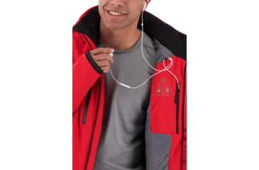 Image of Obermeyer Raze Jacket - Mens, Brakelight, 2XLT, 21020-19042-2XLT