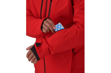 Image of Obermeyer Raze Jacket - Men's, Small, Regular, Brakelight, 21113-19042-S