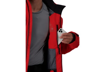 Image of Obermeyer Raze Jacket - Men's, Small, Regular, Brakelight, 21113-19042-S