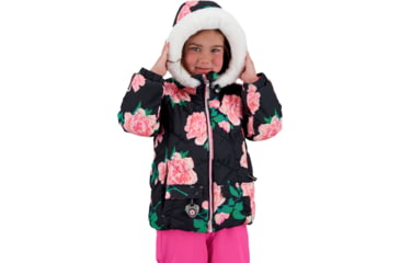 Image of Obermeyer Roselet Jacket - Girls, Roses-R-Pink, 6, 51075-21151-6