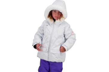 Image of Obermeyer Roselet Jacket - Girls, White, 5, 51075-16010-5