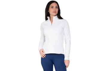 Image of Obermeyer Sarah 1/4 Zip - Women's, Small, White, 17074-16010-S