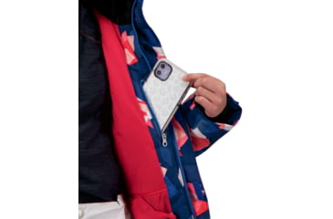 Image of Obermeyer Taja Print Jacket - Girls, Looking Glass, Medium, 31071-21157-M