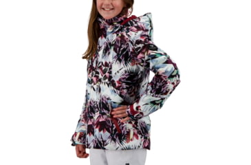 Image of Obermeyer Taja Print Jacket - Girls, Sugar&amp;Spikes, Large, 31071-21176-L
