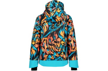 Image of Obermeyer Taja Print Jacket - Girls, Small, Swirl-Wind, 31081-22125-S