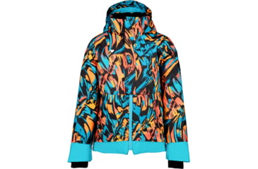 Image of Obermeyer Taja Print Jacket - Girls, Small, Swirl-Wind, 31081-22125-S