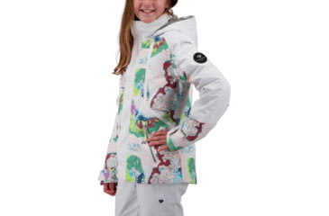 Image of Obermeyer Taja Print Jacket - Girls, Uncharted, Medium, 31071-21136-M