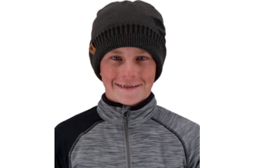Image of Obermeyer TB Eugene Beanie - Boys, Coal, One Size, 48015-20004-ONE SIZE