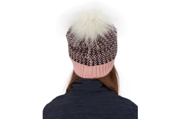 Image of Obermeyer Tucson FF Pom Beanie - Girls, Pink Sand, One Size, 38016-21050-ONE SIZE