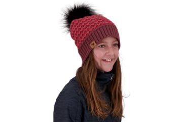Image of Obermeyer Tucson FF Pom Beanie - Girls, Wait Up, One Size, 38016-21079-ONE SIZE