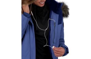 Image of Obermeyer Tuscany Elite Jacket - Womens, Blue Ash, 16, 11160-21168-16