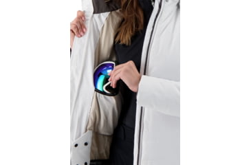 Image of Obermeyer Tuscany Elite Jacket - Womens, White, 2, 11160-16010-2