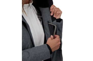 Image of Obermeyer Tuscany II Jacket - Womens, Charcoal, 16, 11164-15006-16