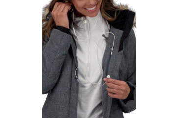Image of Obermeyer Tuscany II Jacket - Womens, Charcoal, 16, 11164-15006-16