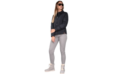 Image of Obermeyer Willa Down Shirt - Women's, Extra Small, Black, 14062-16009-XS